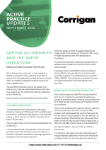 Capital allowances and the super deduction